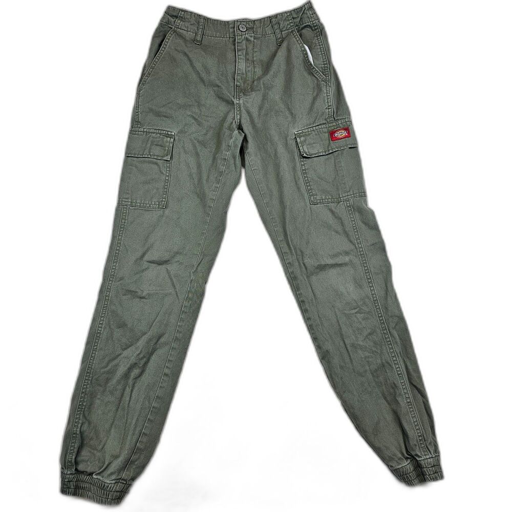 Dickies Cargo Pants Army Green XS Women's Utility Workwear Y2K - Picture 2 of 13